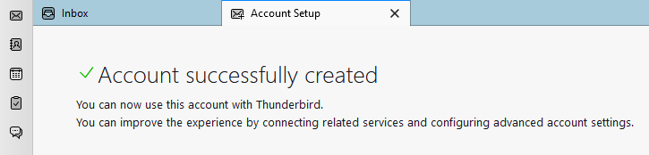 Account Successfully Created